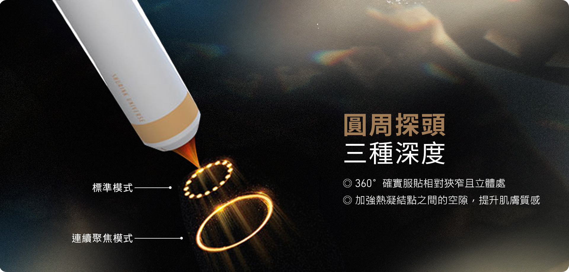 圓周探頭 三種深度