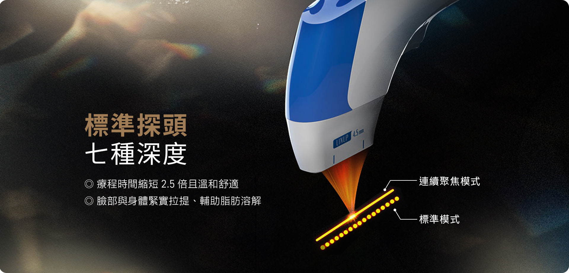 標準探頭 七種深度